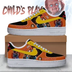 Gleammerch Horror Chibi Halloween Air Low-Top Sneakers Shoes For Men And Women - Child's Play