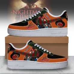 Gleammerch Horror Chibi Halloween Air Low-Top Sneakers Shoes For Men And Women - A Nightmare