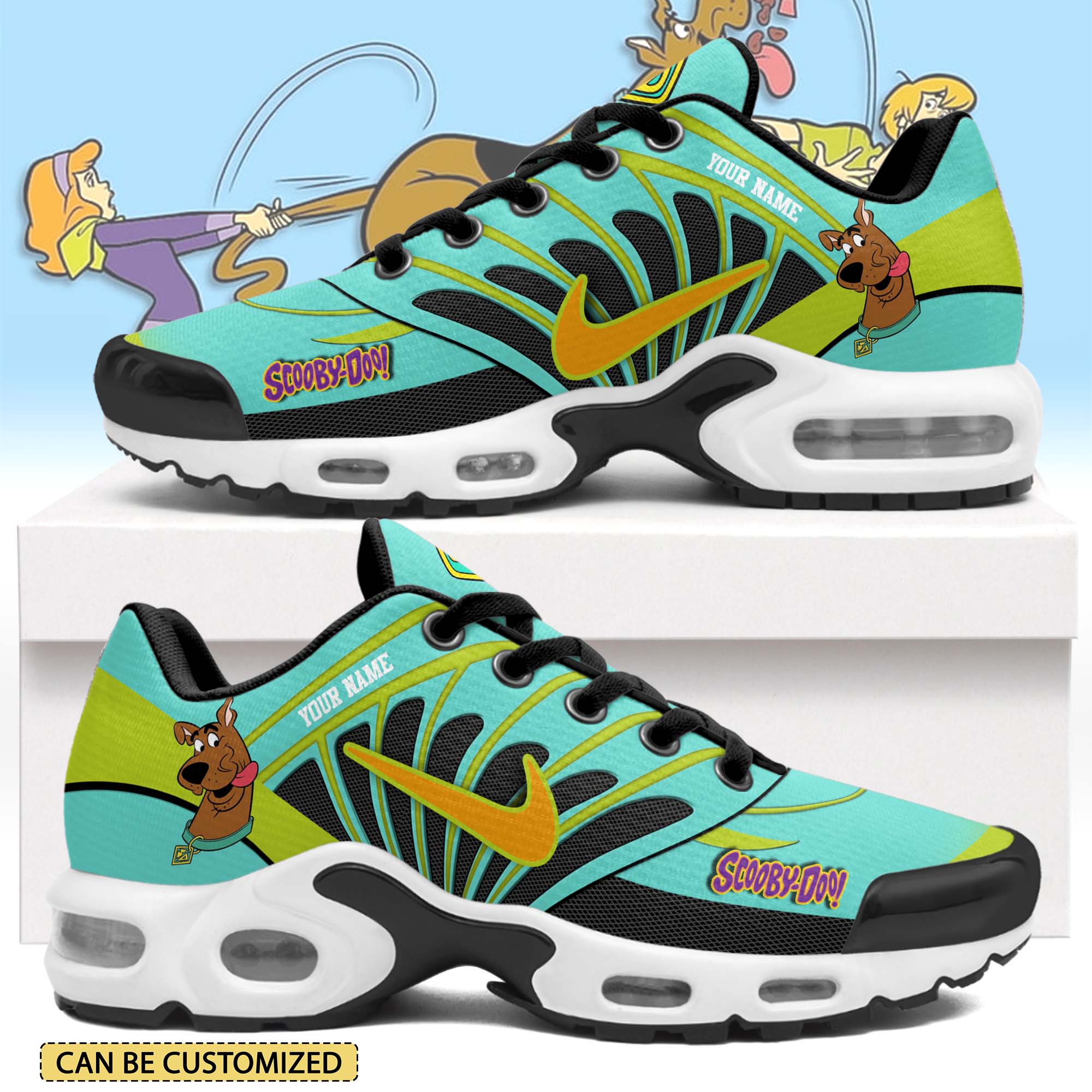 Gleammerch Scooby Doo TN Shoes Sneakers For Men And Women