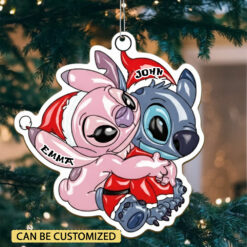 Gleammerch Lilo & Stitch x Christmas Acrylic Ornament Gift For Fans - Style 6