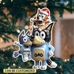 Gleammerch Bluey x Christmas Acrylic Ornament Gift For Fan - Style 6