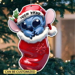 Gleammerch Lilo & Stitch x Christmas Acrylic Ornament Gift For Fans - Style 1
