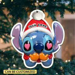 Gleammerch Lilo & Stitch x Christmas Acrylic Ornament Gift For Fans - Style 2
