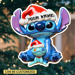 Gleammerch Lilo & Stitch x Christmas Acrylic Ornament Gift For Fans - Style 3