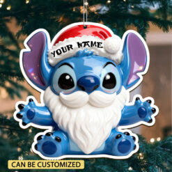 Gleammerch Lilo & Stitch x Christmas Acrylic Ornament Gift For Fans - Style 4