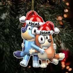 Gleammerch Bluey x Christmas Acrylic Ornament Gift For Fan - Style 5