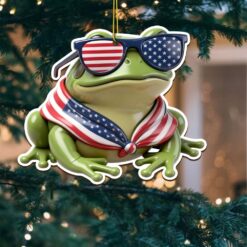 Gleammerch Portland Frog Resist Acrylic Ornament Gift For Fan - Style 2