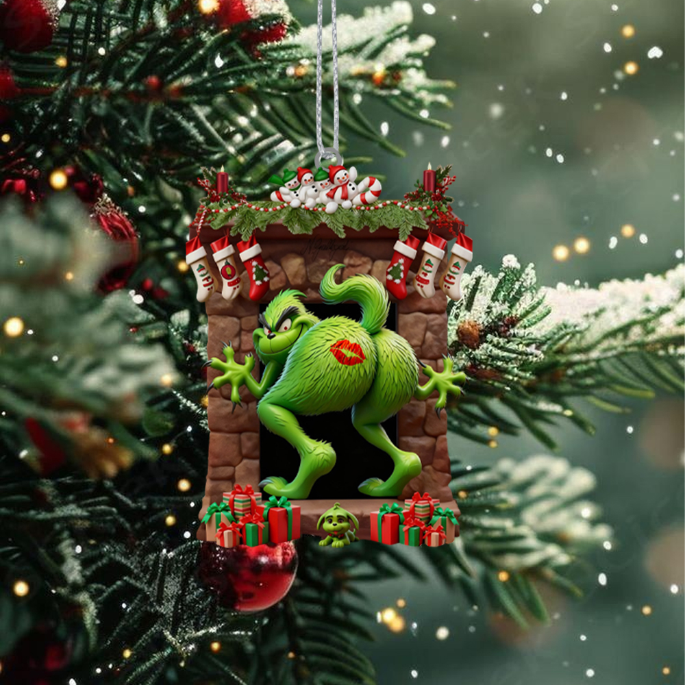 Gleammerch The Grinch Acrylic Ornament Gift For Fan - Style 1
