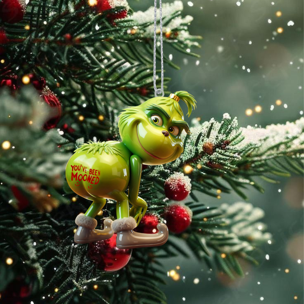 Gleammerch The Grinch Acrylic Ornament Gift For Fan