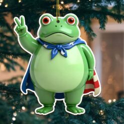 Gleammerch Portland Frog Resist Acrylic Ornament Gift For Fan - Style 1