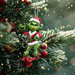 Gleammerch The Grinch Acrylic Ornament Gift For Fan - Style 1