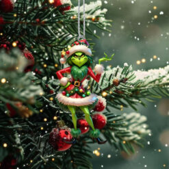 Gleammerch The Grinch Acrylic Ornament Gift For Fan - Style 2
