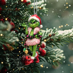Gleammerch The Grinch Acrylic Ornament Gift For Fan - Style 3