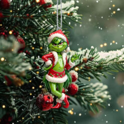 Gleammerch The Grinch Acrylic Ornament Gift For Fan - Style 4