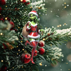 Gleammerch The Grinch Acrylic Ornament Gift For Fan - Style 5