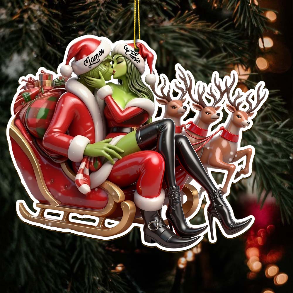 Gleammerch The Grinch Acrylic Ornament Gift For Fan - Style 2