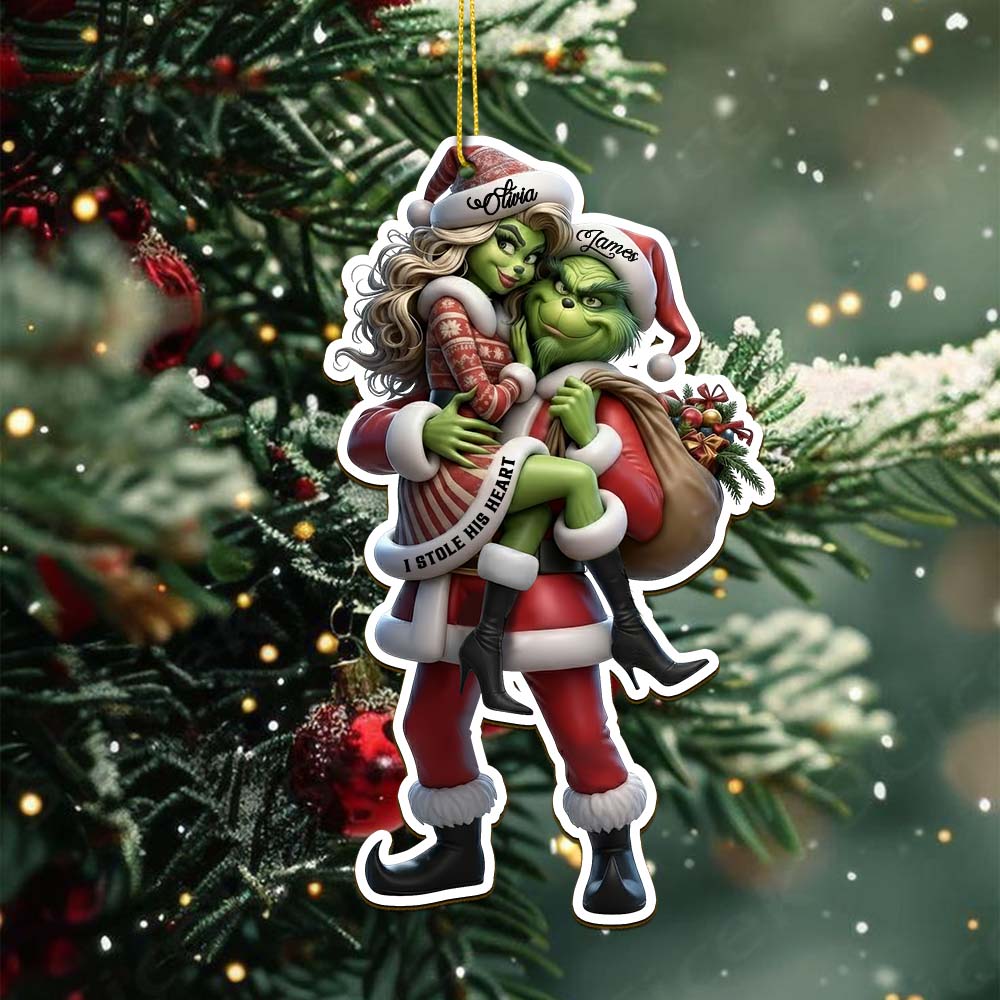 Gleammerch The Grinch Acrylic Ornament Gift For Fan - Style 1