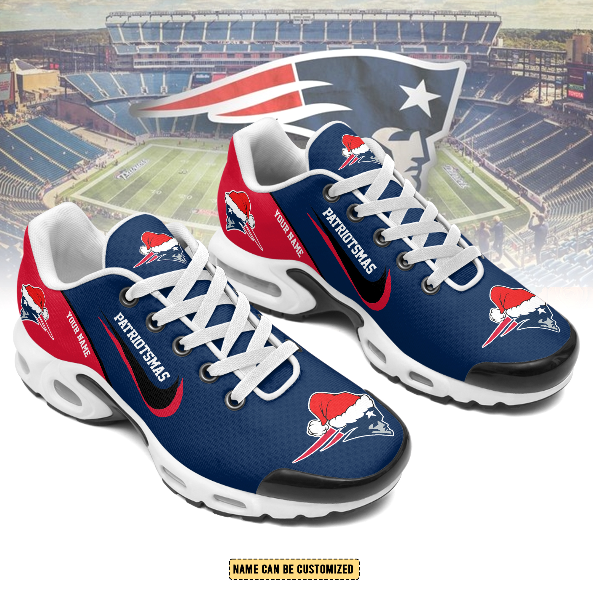Gleammerch New England Patriots TN Shoes Sneakers For Men And Women