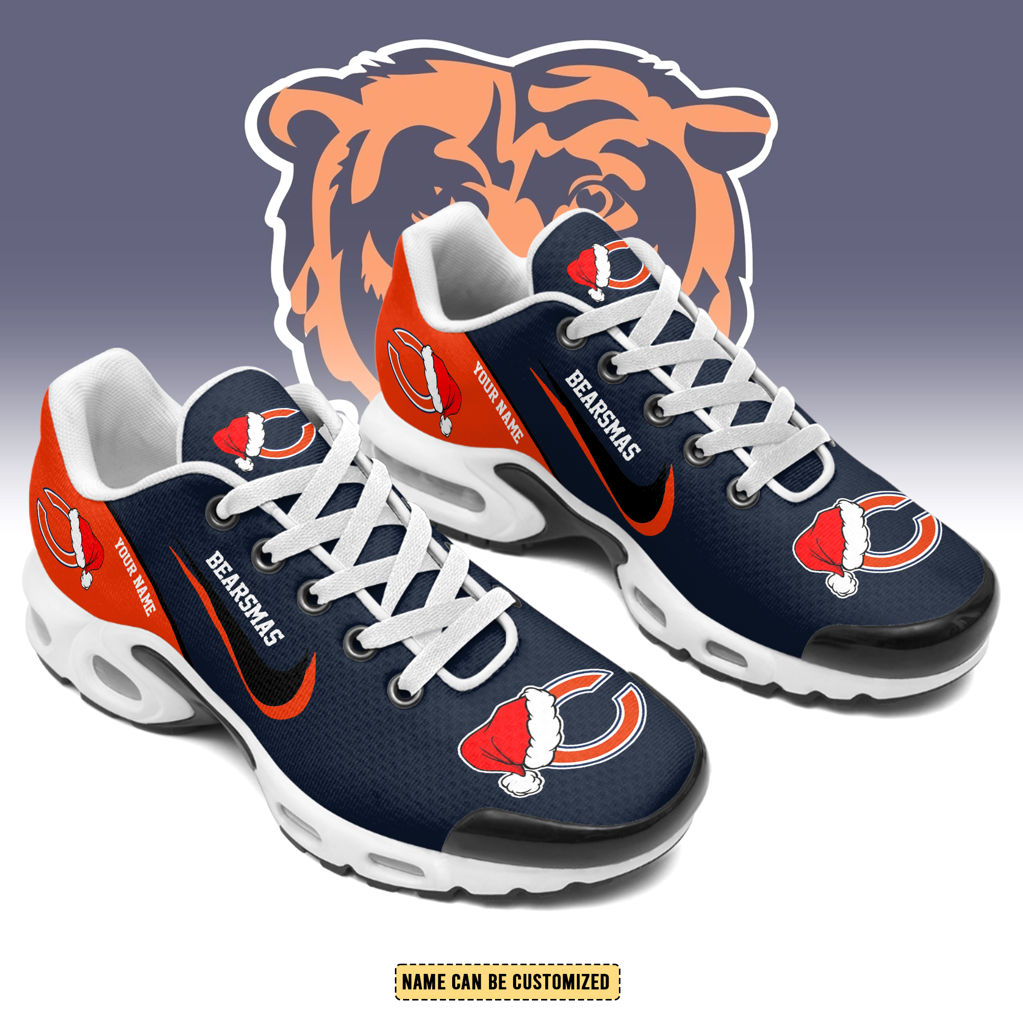 Gleammerch Chicago Bears TN Shoes Sneakers For Men And Women