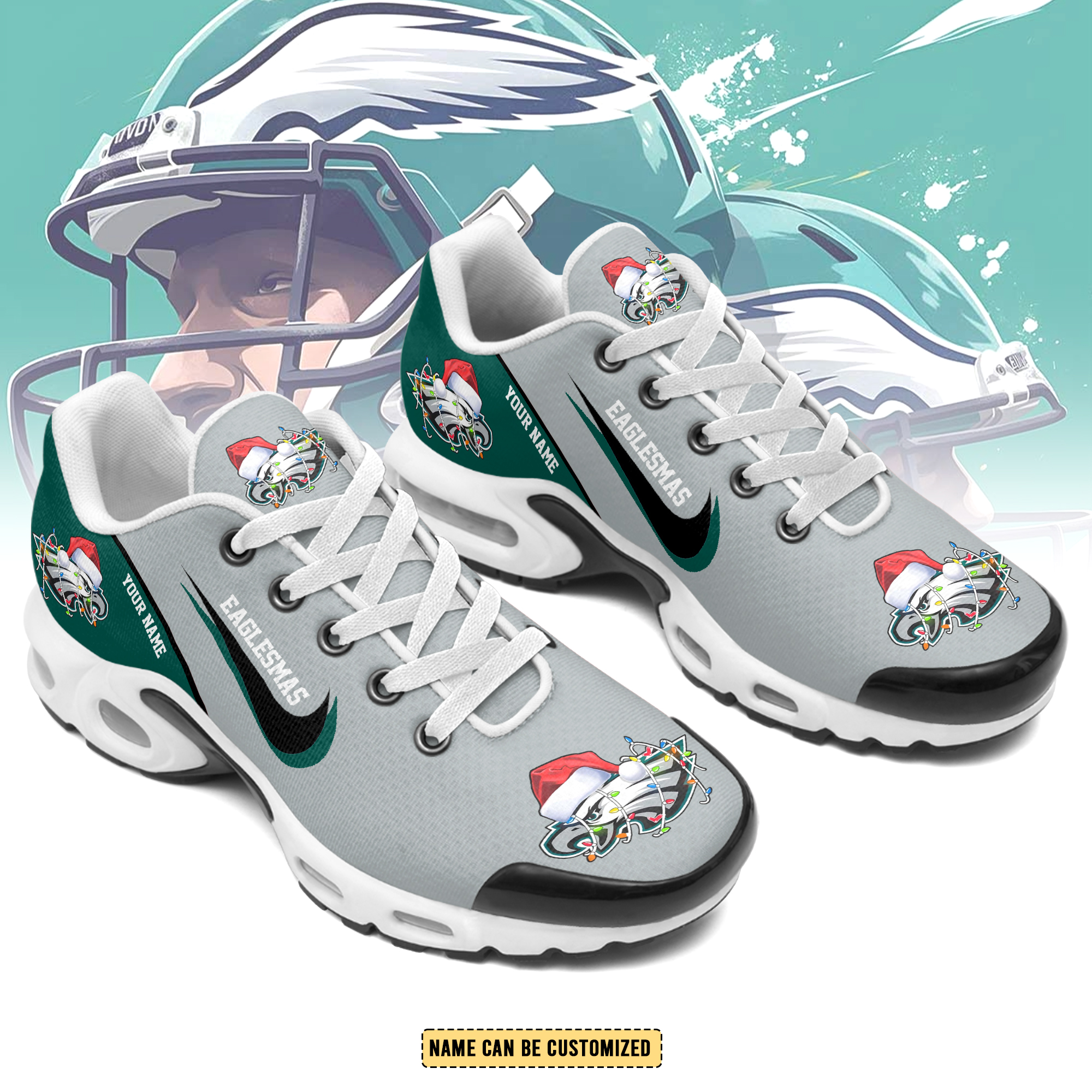 Gleammerch Philadelphia Eagles TN Shoes Sneakers For Men And Women