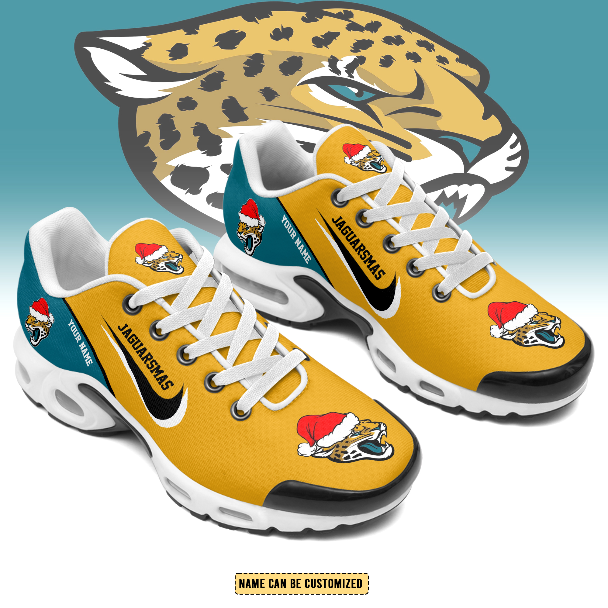 Gleammerch Jacksonville Jaguars TN Shoes Sneakers For Men And Women