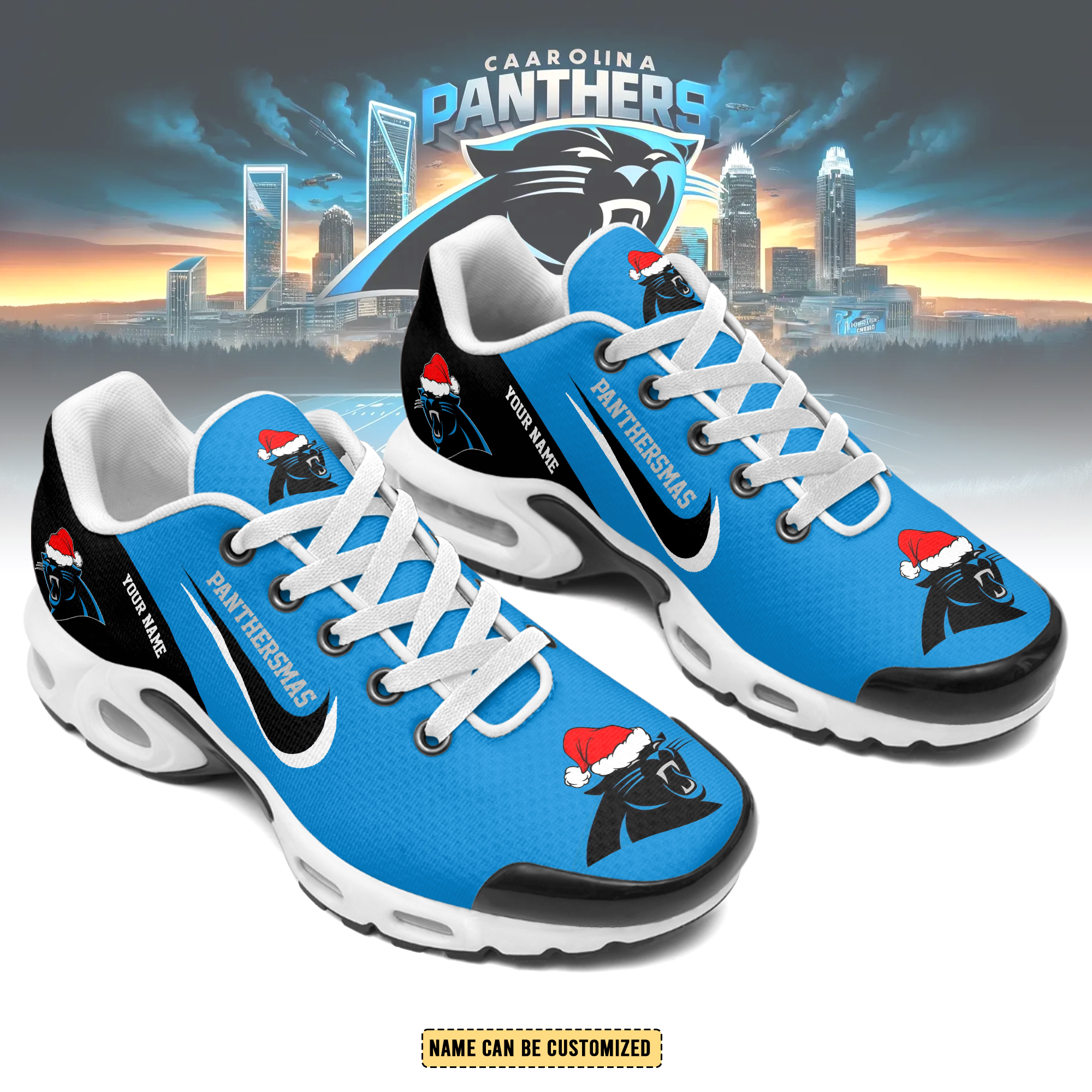 Gleammerch Carolina Panthers TN Shoes Sneakers For Men And Women