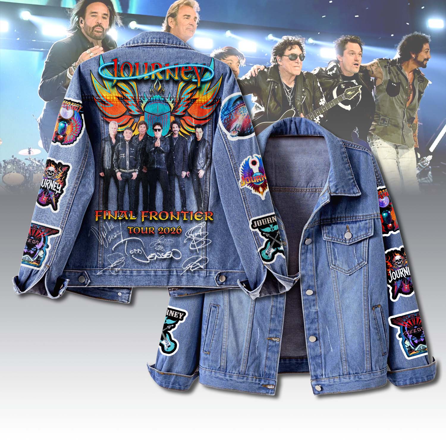 Gleammerch Journey Denim Jacket Gift For Fans