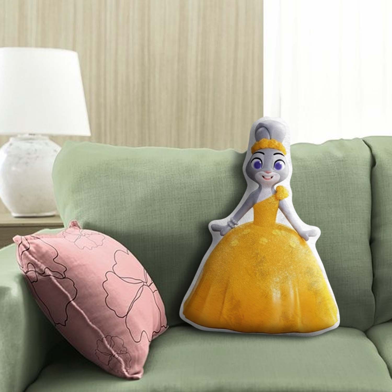 Gleammerch Judy Hopps Custom Shaped Pillow Gift For Fans