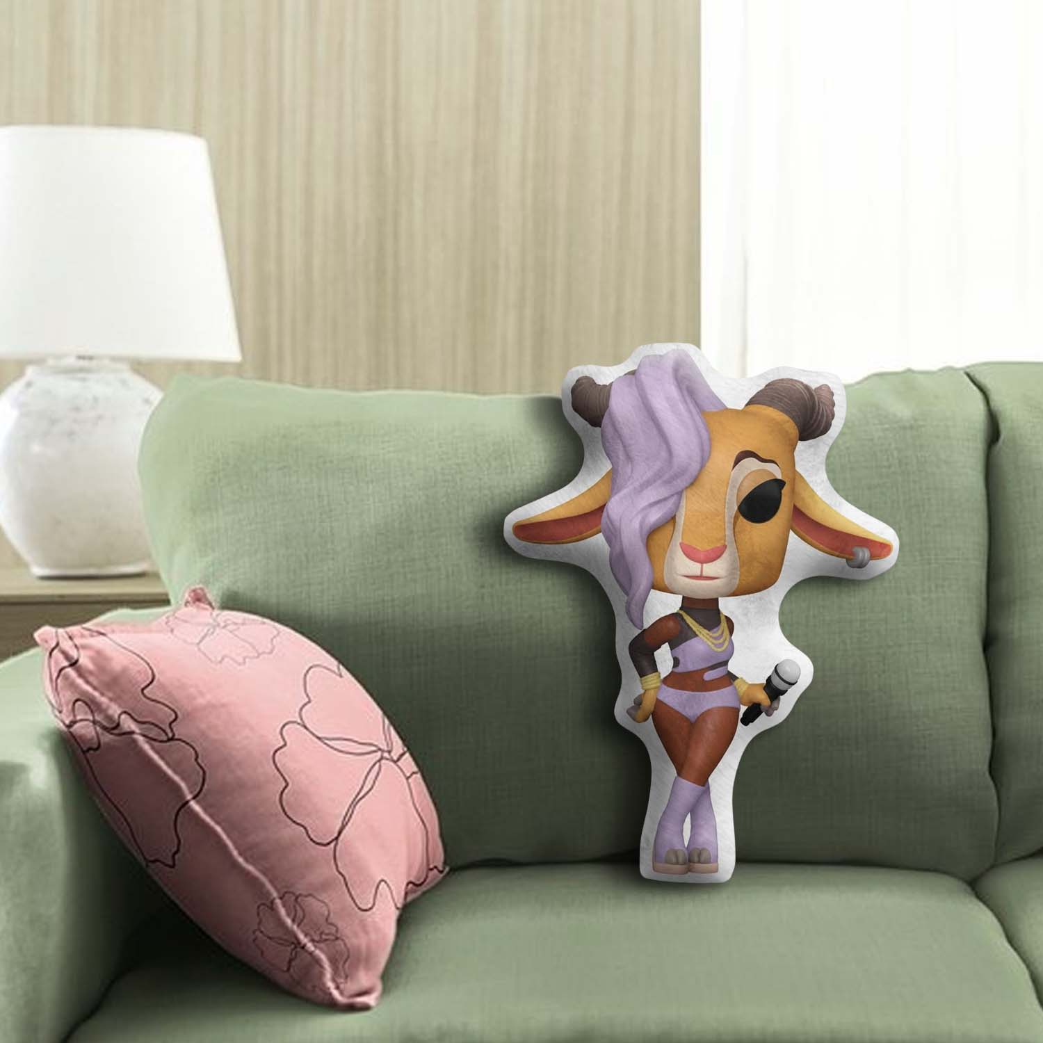 Gleammerch Gazelle Custom Shaped Pillow Gift For Fans