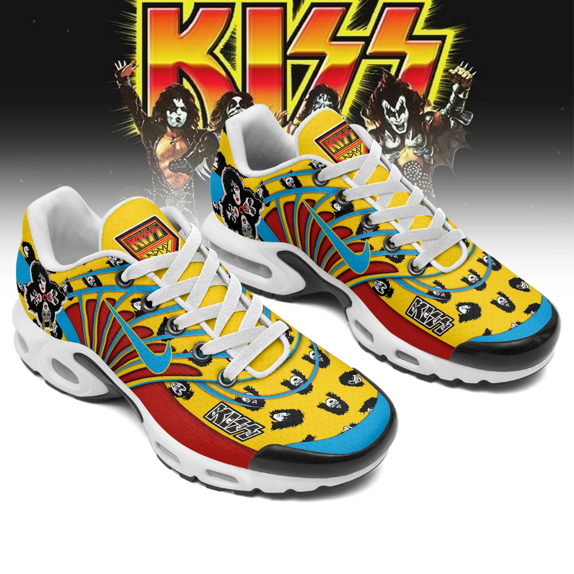 Gleammerch Kiss Band TN Shoes Sneakers For Men And Women