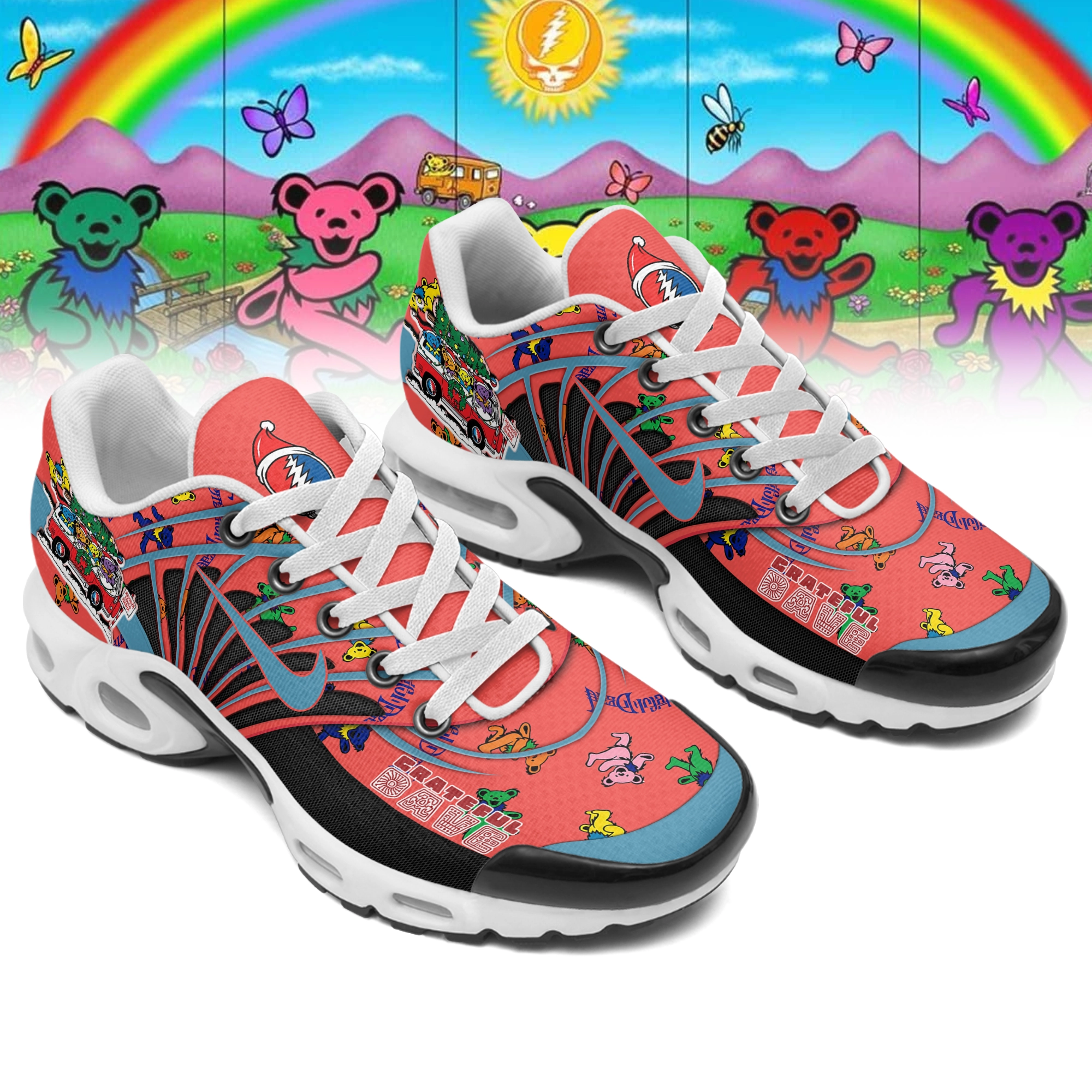 Gleammerch Grateful Dead TN Shoes Sneakers For Men And Women