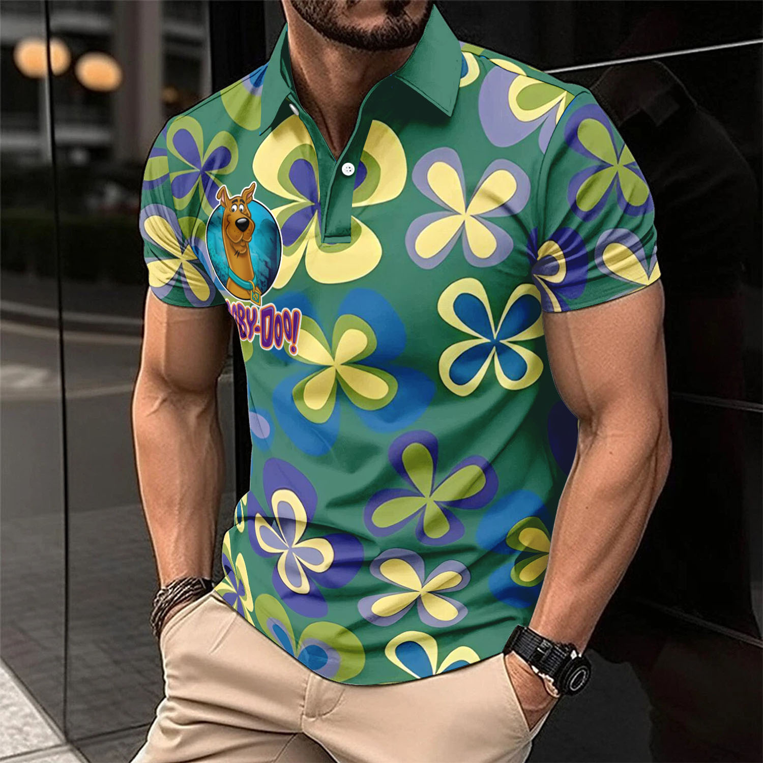 Gleammerch Scooby-Doo Polo Shirt Gifts For Fans