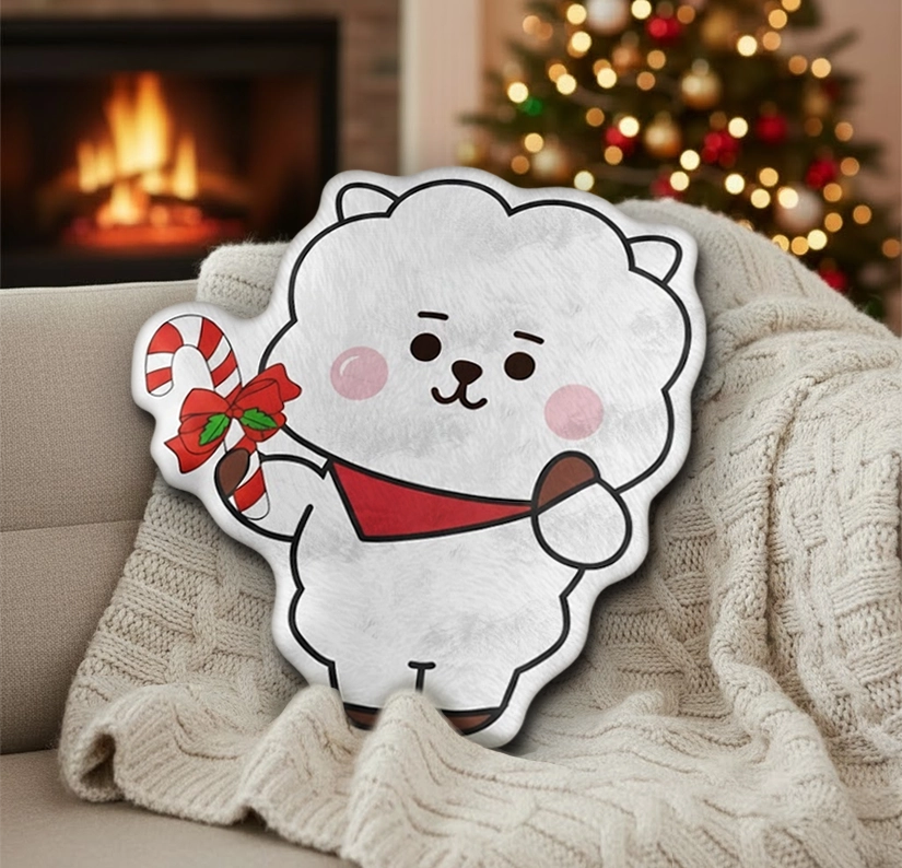 Gleammerch RJ BT21 x Christmas Custom Shaped Pillow Gift For Fans