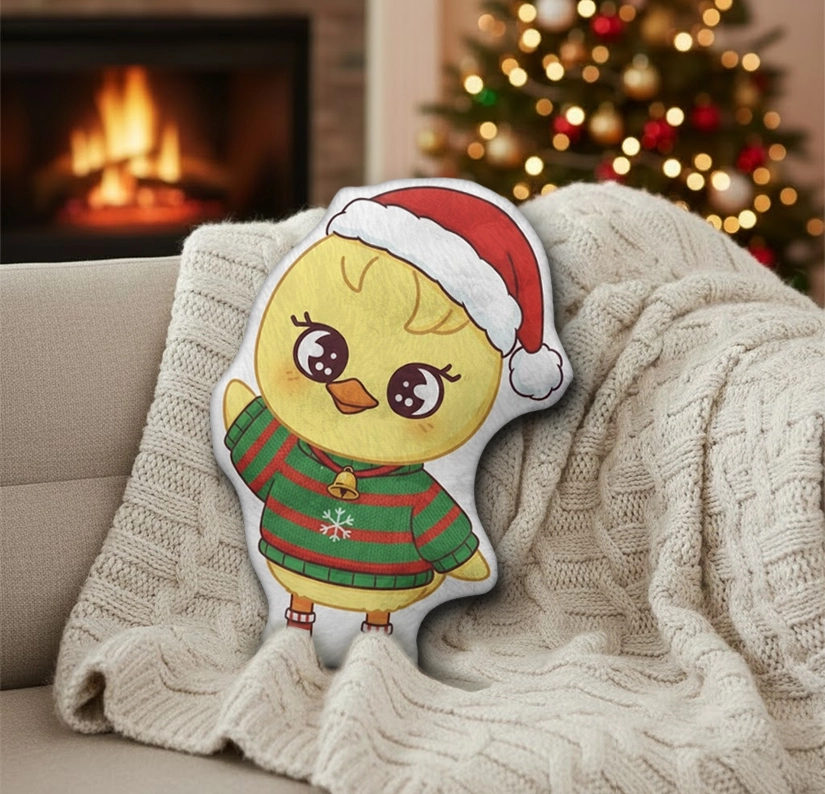 Gleammerch BbokAri x Christmas Custom Shaped Pillow Gift For Fans