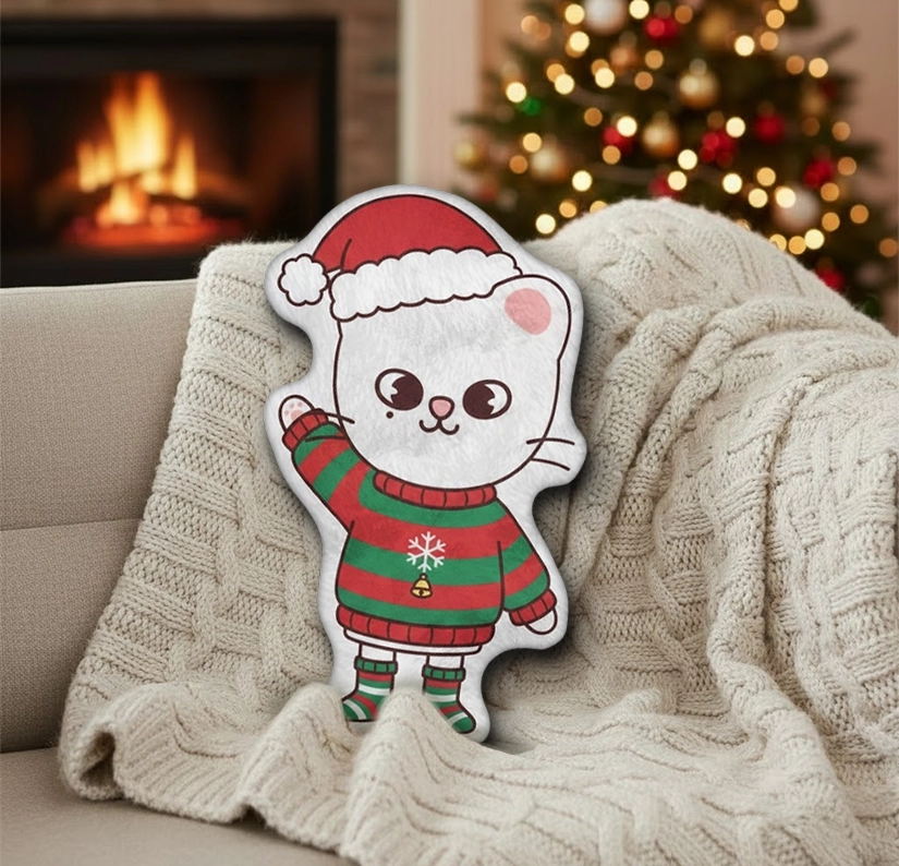 Gleammerch Jiniret x Christmas Custom Shaped Pillow Gift For Fans