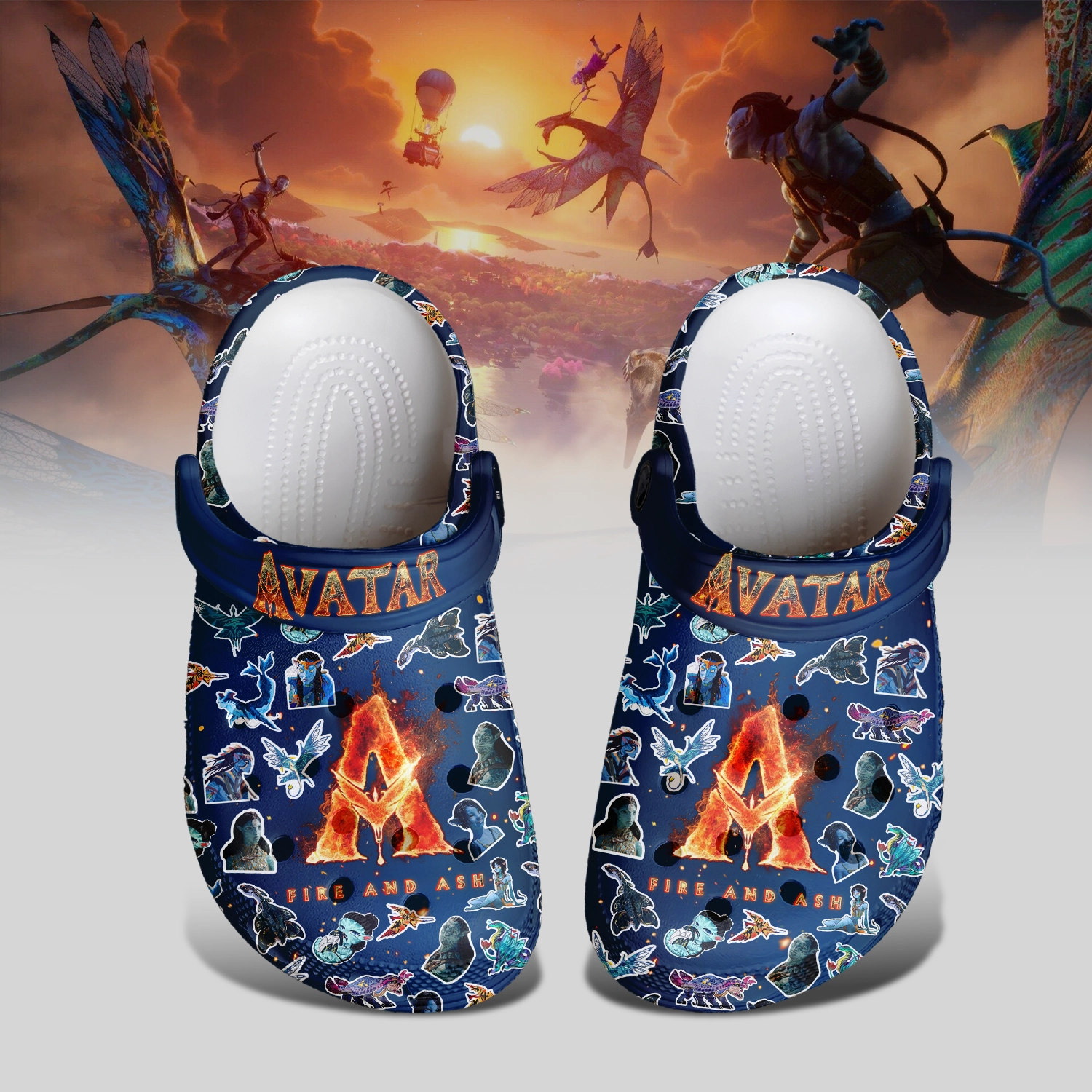 Gleammerch Avatar 3 Crocs Crocband Clogs Shoes Comfortable For Men Women and Kids