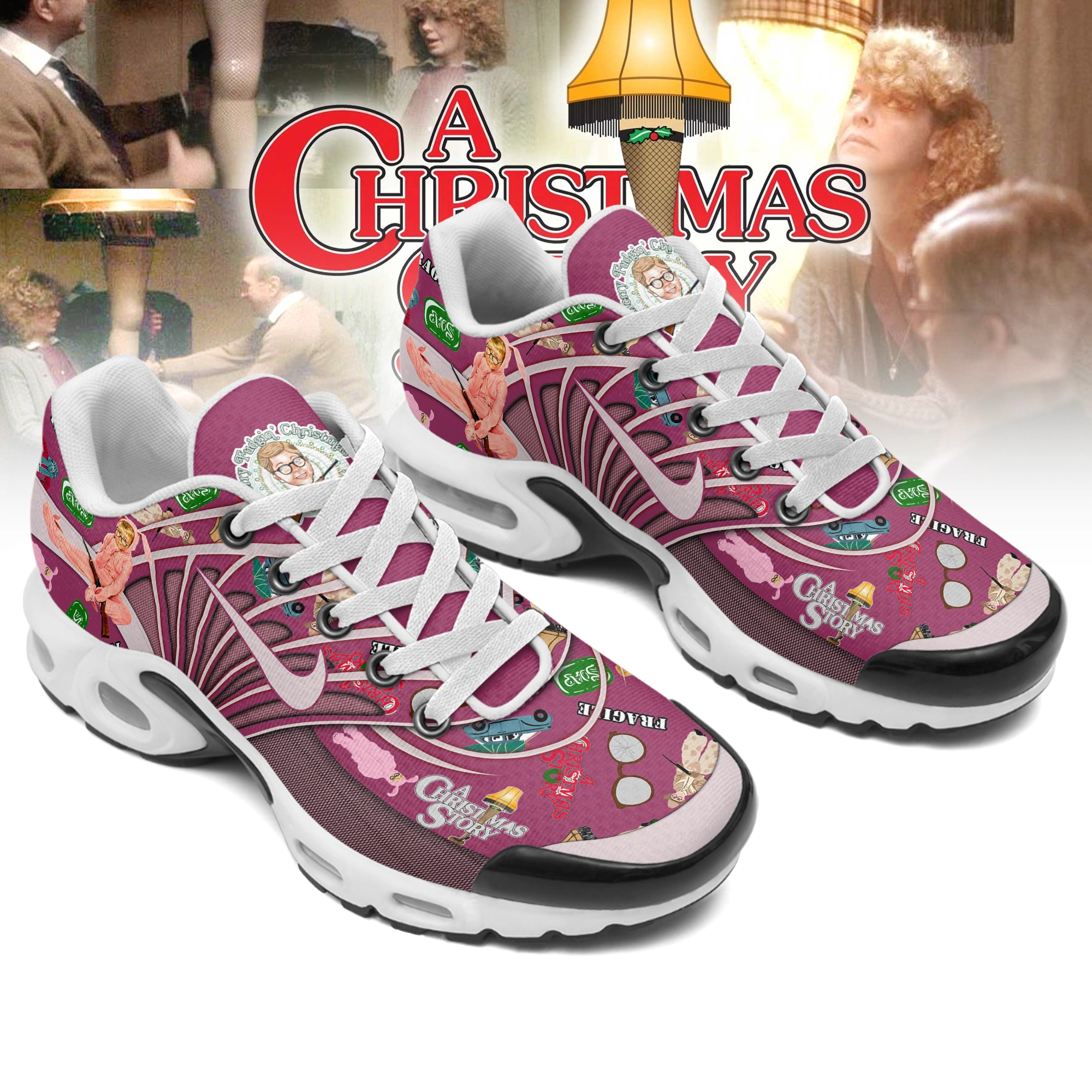 Gleammerch A Christmas Story TN Shoes Sneakers For Men And Women
