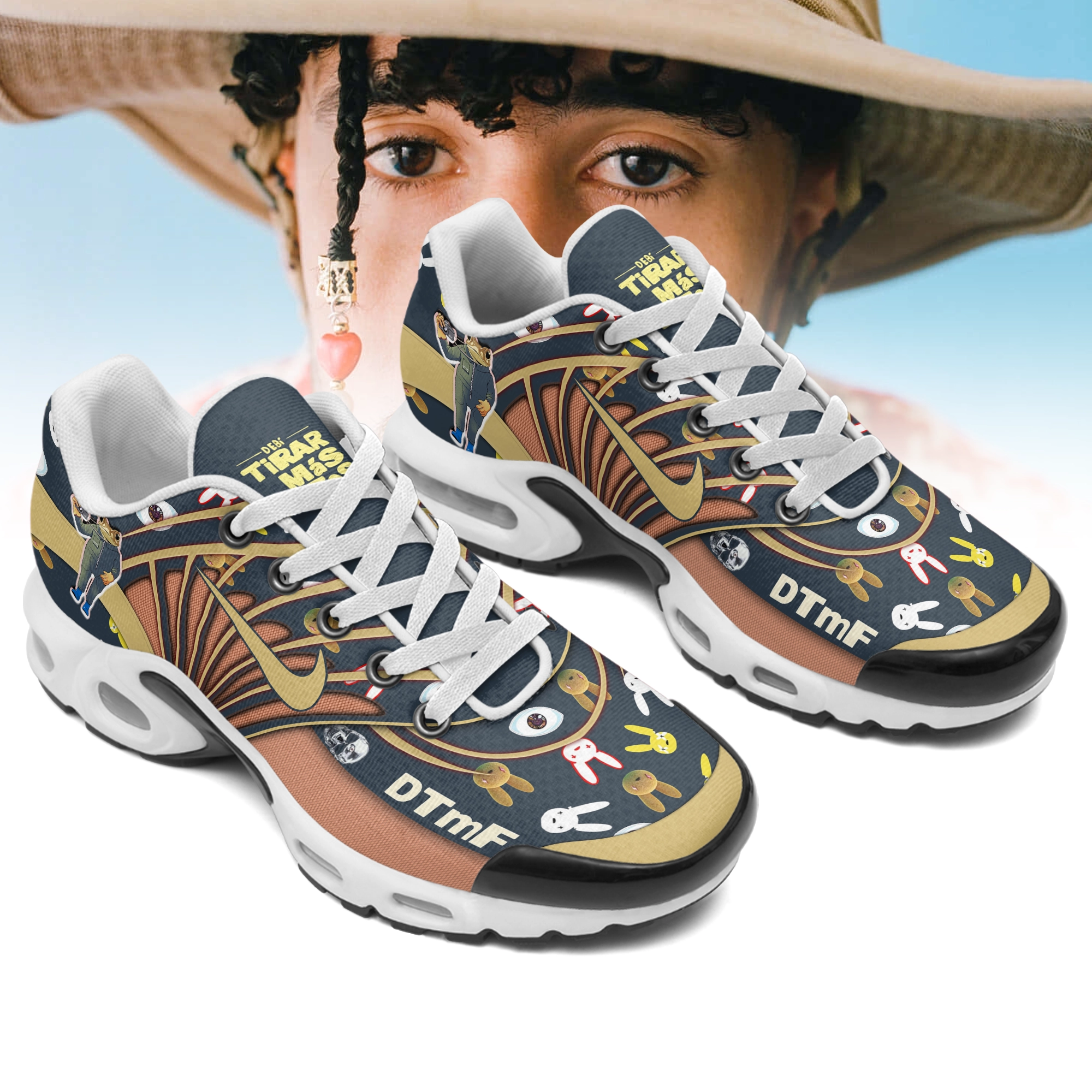 Gleammerch Bad Bunny TN Shoes Sneakers For Men And Women